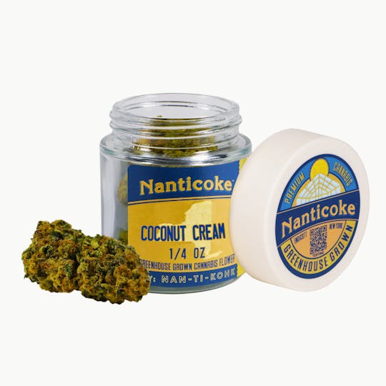 Nanticoke - Coconut Cream 1/4oz. Glass Jar - 1