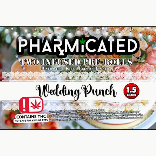Pharmicated - INFUSED - PhD 1.5g Pre-Roll (2PK) - Wedding Punch (H) - 1