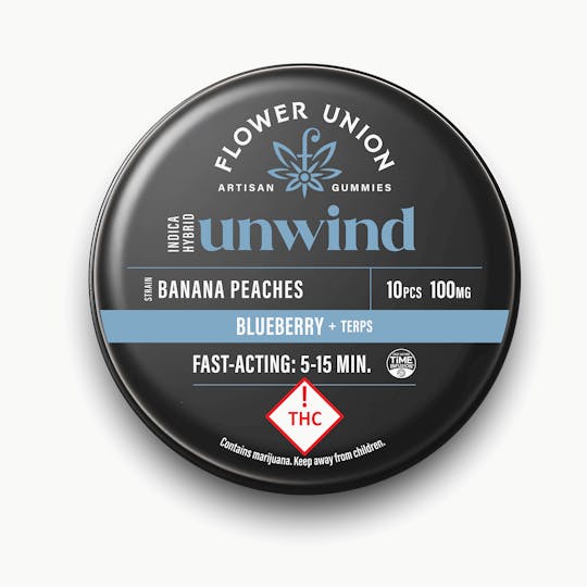 Flower Union - Blueberry UNWIND - Banana Peaches by Egozi - 1