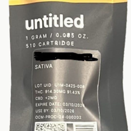 untitled - Untitled - Blue Slush 1g Cartridge - 1