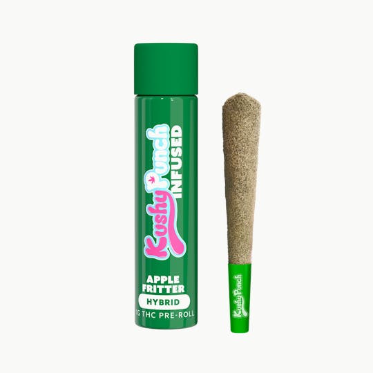 Kushy Punch - 1G Kushy Punch Infused Liquid Diamond Preroll - Apple Fritter - 1