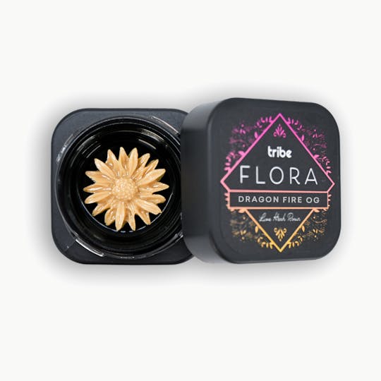 Tribe - Flora - Dragon Fire OG - Live Hash Rosin - Sunflower - 1g - 1
