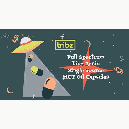 Tribe - Cosmic Capsule - Indica - 25 Capsules - 66mg Per Capsule - 1