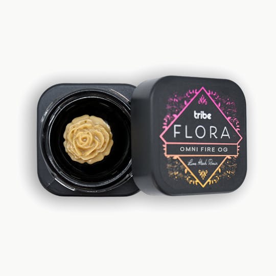 Tribe - Flora - Omni Fire OG - Live Hash Rosin - Rose - 1g - 1