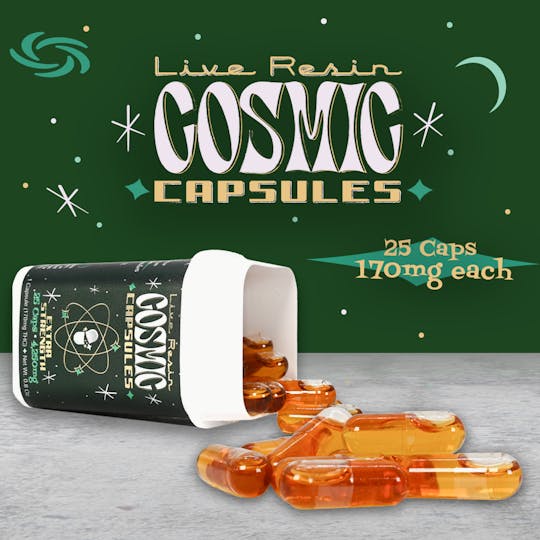 Tribe - Cosmic Capsule - Sativa - 25 Capsules - 170mg Per Capsule - 1