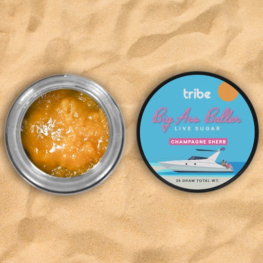 Tribe - Champagne Sherb - Live Sugar - Big Ass Baller - 28g - 1