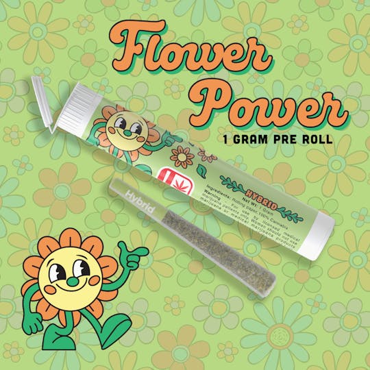 Tribe - Flower Power - White Truffle - Hybrid - Pre Roll - 1g - 1