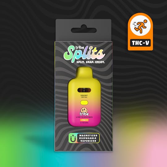 Tribe - Tribe Splits - Squirt - Live Diamonds & THCV - Disposable Cartridge - 2g - 1