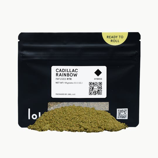 lolo - Cadillac Rainbow | Indoor Kief Infused Ready To Roll | 14g - 1