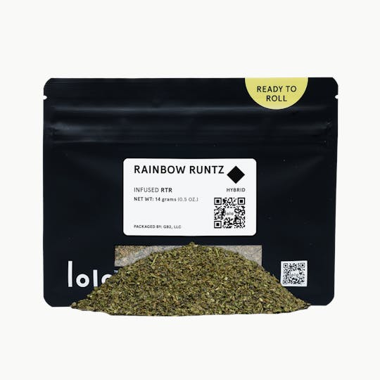 lolo - Rainbow Runtz | Indoor Kief Infused Ready To Roll | 14g - 1