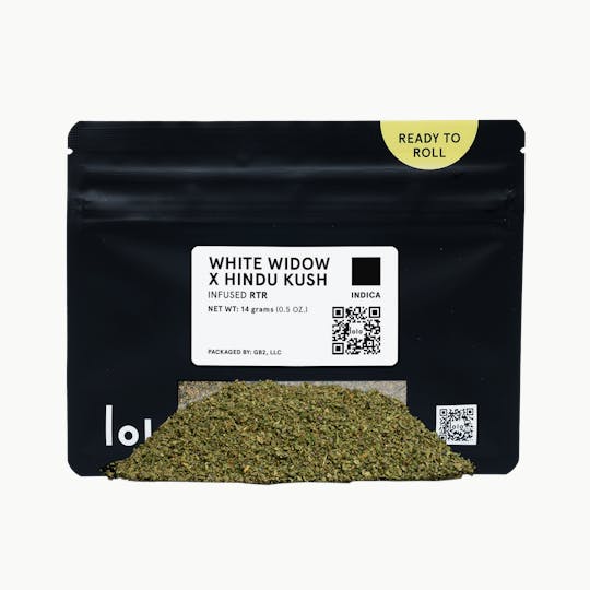 lolo - White Widow x Hindu Kush | Indoor Kief Infused Ready To Roll | 14g - 1