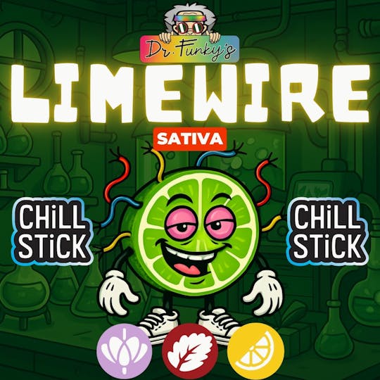American Cannabis Company - Dr Funky's Chill Stick Limewire 0.6g (Sativa) - 1