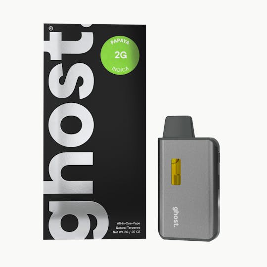 ghost. - 2g Papaya All-In-One Vape - 1