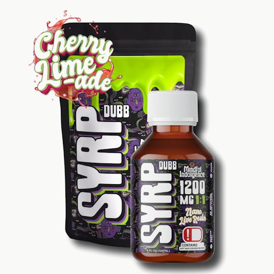 Tribe - Mindful Indulgence - DUBBS 1:1 Terp Syrp - Cherry Limeade - 1200mg - 1