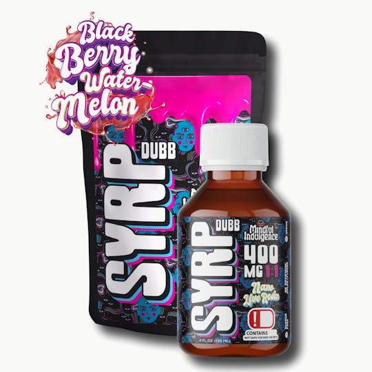 Tribe - Mindful Indulgence - DUBBS 1:1 Terp Syrp - Blackberry Watermelon - 400mg - 1