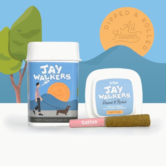 Tribe - Jaywalkers Dipped and Rolled - Melon Z - 11 Infused Pre Rolls - 5.5g - 1