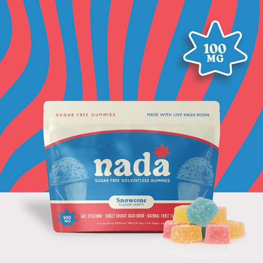Tribe - NADA - SF- Live Hash Rosin - Gummies - Variety - 10mg/10pk - 100mg Total - 1