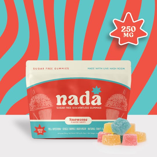 Tribe - NADA - SF - Live Hash Rosin - Gummies - Variety - 25mg/10pk - 250mg Total - 1