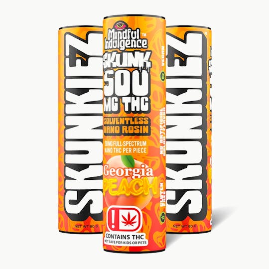 Tribe - Mindful Indulgence - Georgia Peach - Nano Gummies - 50mg ea/500mg total - 1