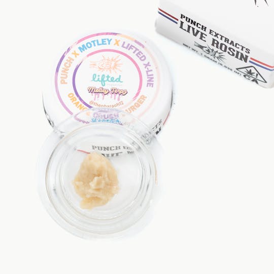 Punch Edibles & Extracts - Orange Crush Burger Tier 4 Live Rosin Cold Cure Badder (1g) - 1