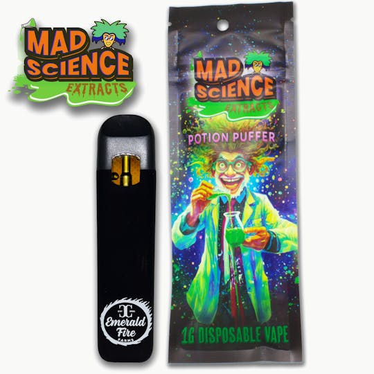 Emerald Fire Farms - Mad Science 1G Disposable Rainbow Sherbet - 1