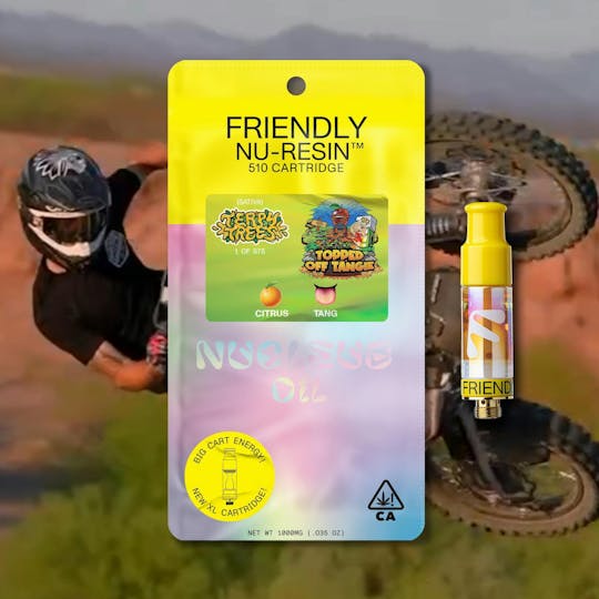 Friendly Brand - Topped Off Tangie 1g Nucleus Live Resin 510 Cart - 1