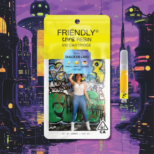 Friendly Brand - Friendly Brand | 1g Live Resin Cartridge | Dulce de Lato - 1
