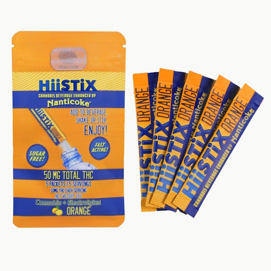 Nanticoke - Hiistix 5 x 10mg Orange Flavored Beverage Enhancer - 1