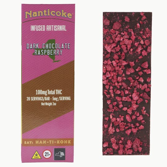 Nanticoke - Infused Dark Chocolate Raspberry 100mg - 1