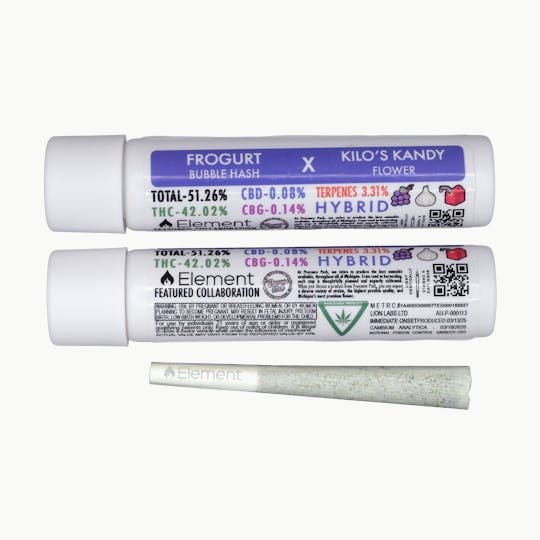 Element - Element Live Hash Joint 1g - Kilo's Kandy x Frogurt - 1