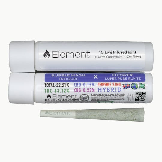 Element - Element Live Hash Joint 1g - Super Pure Runtz x Frogurt - 1