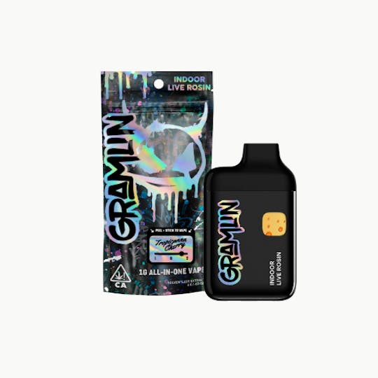 Gramlin - Tropicanna Cherry Indoor Live Rosin AIO 1g Vape - 1