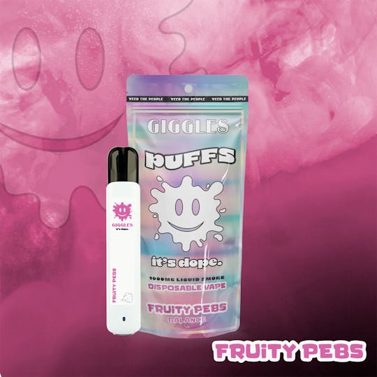 Giggles - Giggles Puffs | Fruity Pebs | 1g Disposable - 1