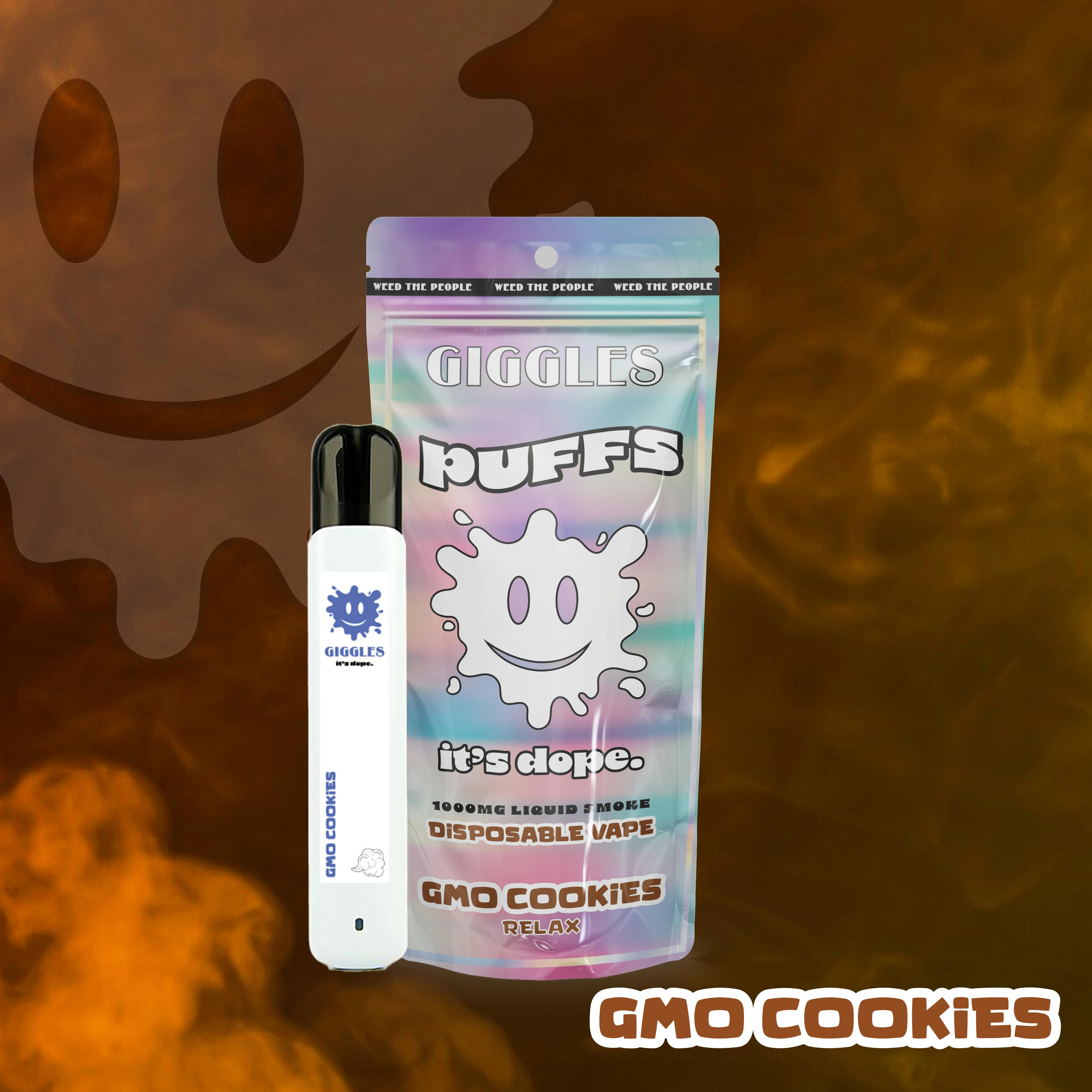 Giggles - Giggles Puffs | GMO Cookies | 1g Disposable - 1