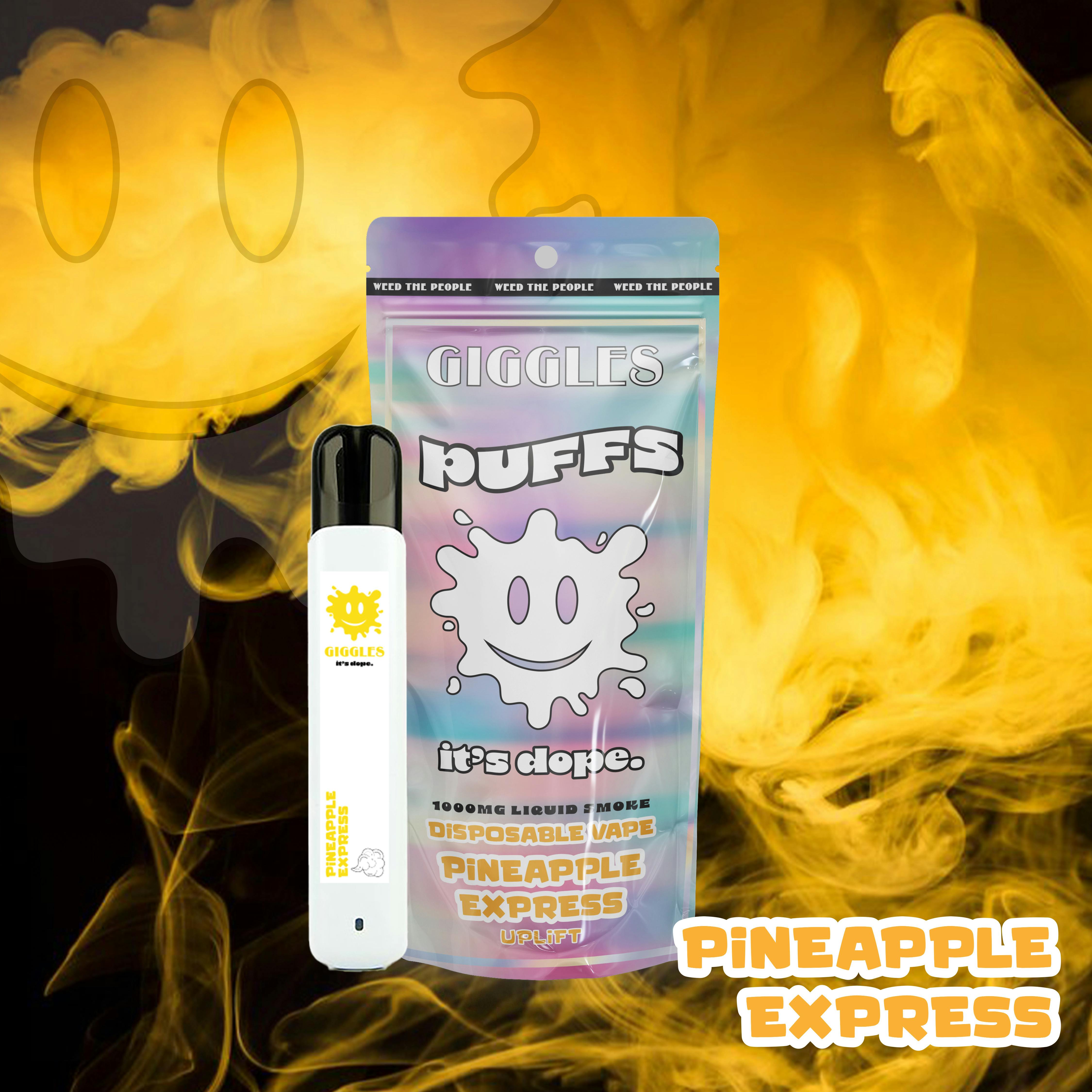 Giggles - Giggles Puffs | Pineapple Express | 1g Disposable - 1