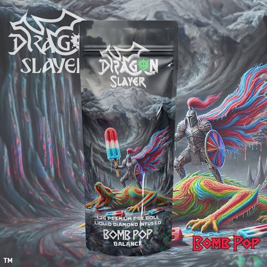 Giggles - Dragon Slayers | Bomb Pop | Infused Pre-roll | 1.2g - 1