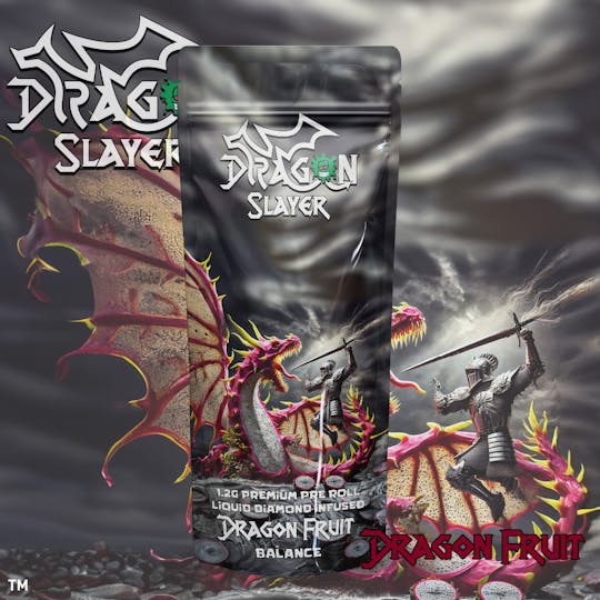 Giggles - Dragon Slayers | Dragon Fruit | Infused Pre-roll | 1.2g - 1