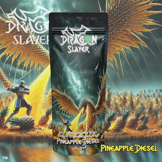 Giggles - Dragon Slayers | Pineapple Express | Infused Pre-roll | 1.2g - 1