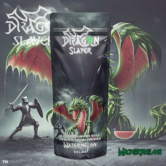 Giggles - Dragon Slayers | Watermelon | Infused Pre-roll | 1.2g - 1