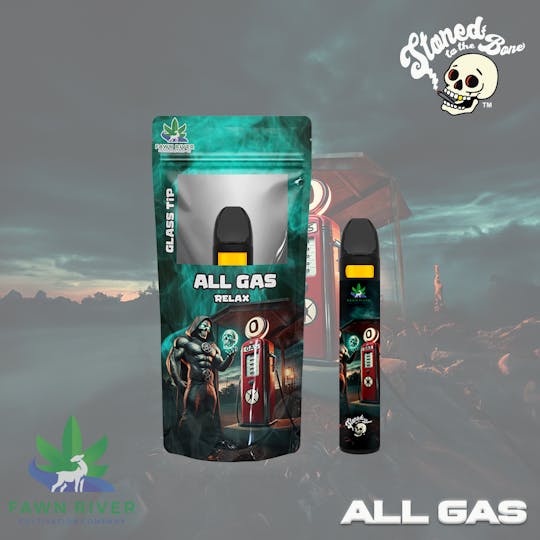 Stoned to the Bone - All Gas | Live Bubble Hash Rosin Disposable | 0.5g - 1