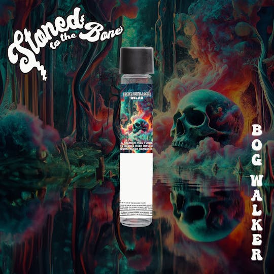 Stoned to the Bone - BOG Walker | Live Bubble Hash & Diamond Infused Pre-Roll | 1g - 1