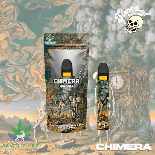 Stoned to the Bone - Chimera | Live Bubble Hash Rosin Disposable | 0.5g - 1