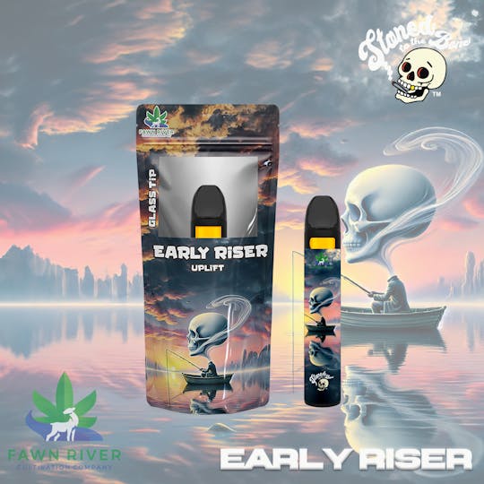 Stoned to the Bone - Early Riser | Live Bubble Hash Rosin Disposable | 0.5g - 1