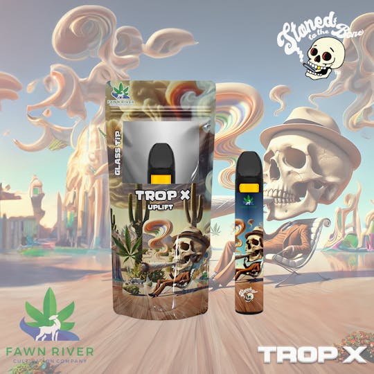 Stoned to the Bone - Trop X | Live Bubble Hash Rosin Disposable | 0.5g - 1