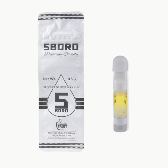 5Boro Cannabis - 5Boro | Forbidden Fruit | Cartridge | .5G - 1