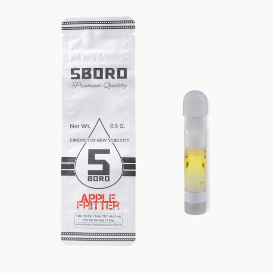 5Boro Cannabis - 5Boro | Apple Fritter | Cartridge | .5G - 1