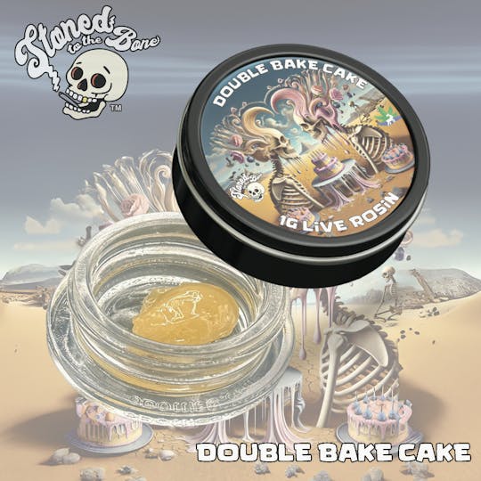 Stoned to the Bone - Double Bake Cake | Live Rosin | 1g - 1