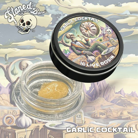 Stoned to the Bone - Garlic Cocktail | Live Rosin | 1g - 1