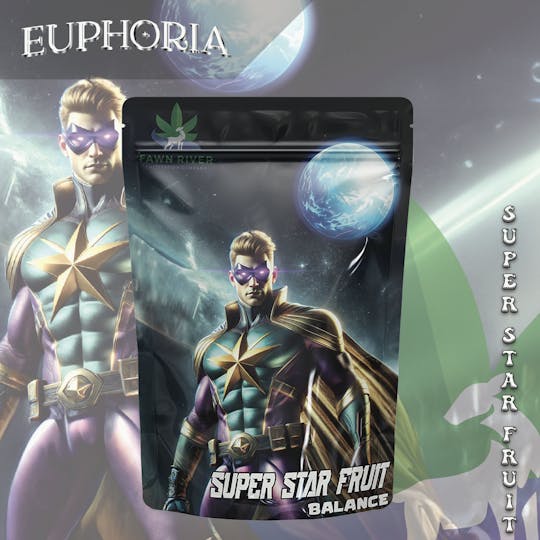 Euphoria Brand - Super Star Fruit | Euphoria | Pre-Pack Flower | 28g - 1