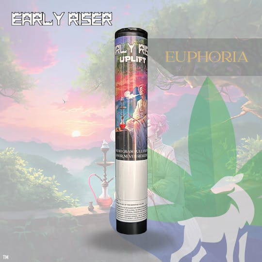 Euphoria Brand - Early Riser | Euphoria | Pre-Roll | 1g - 1